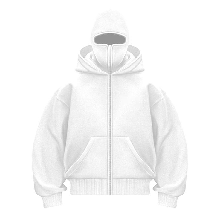 Blaclava zip-up hoodie